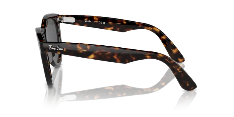 Ray - Ban Unisex RB2241 WAYFARER WAY 902/B1 Occhiali da sole Acetato Tartaruga Grigio Rotonda Normale miniatura 3