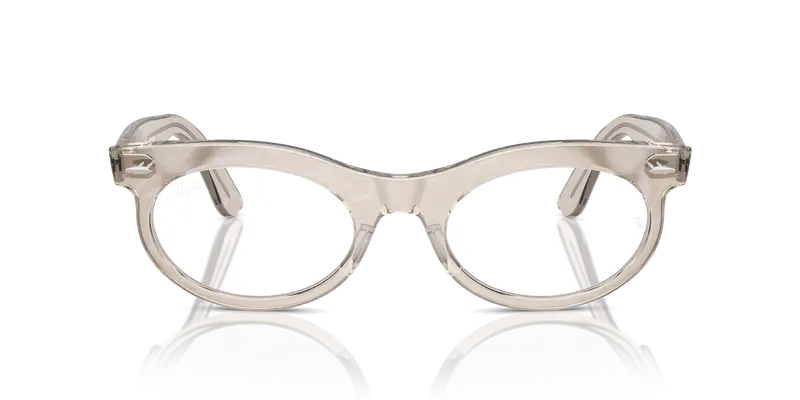 Ray - Ban Unisex RB2242 WAYFARER OVAL 1383GG Occhiali da sole Acetato Grigio Blu Rotonda Fotocromatiche miniatura 2