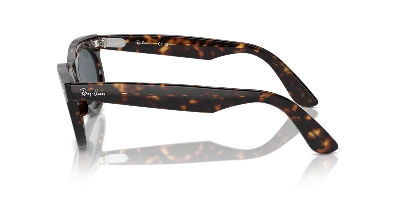 Ray - Ban Unisex RB2242 WAYFARER OVAL 902/R5 Occhiali da sole Acetato Tartaruga Blu Rotonda Normale Antiriflesso miniatura 3