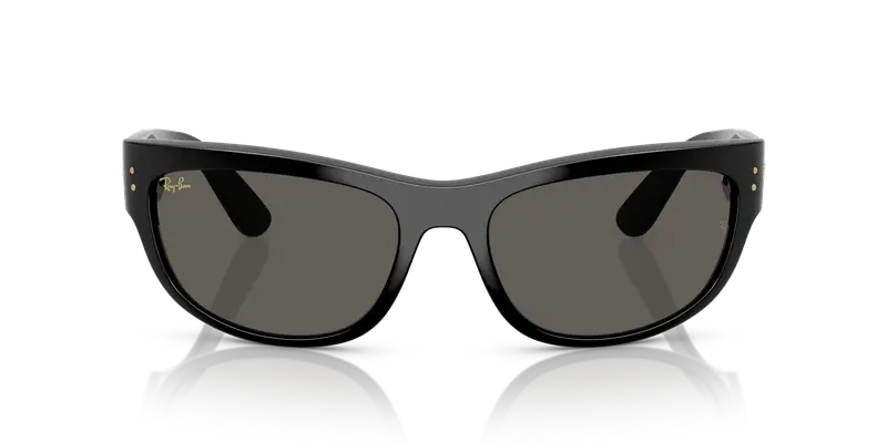 Ray - Ban Unisex RB2289 MEGA BALORAMA 6826J5 Occhiali da sole Acetato Nero Grigio Pillow Normale miniatura 2