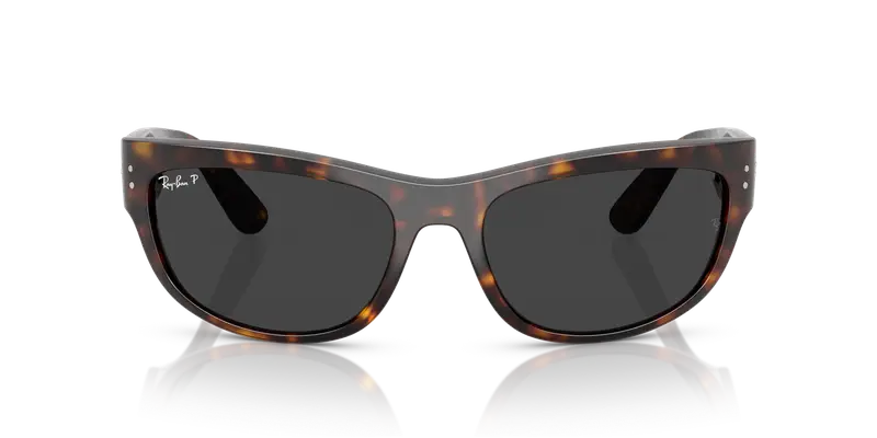 Ray - Ban Unisex RB2289 MEGA BALORAMA 902/48 Occhiali da sole Acetato Tartaruga Grigio Pillow Polarizzata miniatura 2