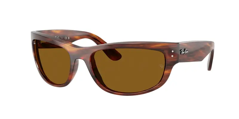 Ray - Ban Unisex RB2289 MEGA BALORAMA 954/33 Occhiali da sole Acetato Marrone Marrone Pillow Normale