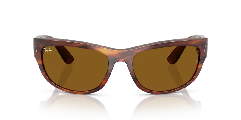 Ray - Ban Unisex RB2289 MEGA BALORAMA 954/33 Occhiali da sole Acetato Marrone Marrone Pillow Normale miniatura 2