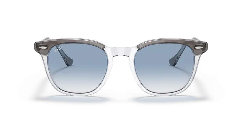 Ray - Ban Unisex RB2298 HAWKEYE 13553F Occhiali da sole Acetato Grigio Blu Squadrata Normale Sfumato miniatura 2