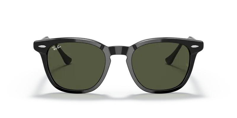 Ray - Ban Unisex RB2298 HAWKEYE 901/31 Occhiali da sole Acetato Nero Verde Squadrata Normale miniatura 2