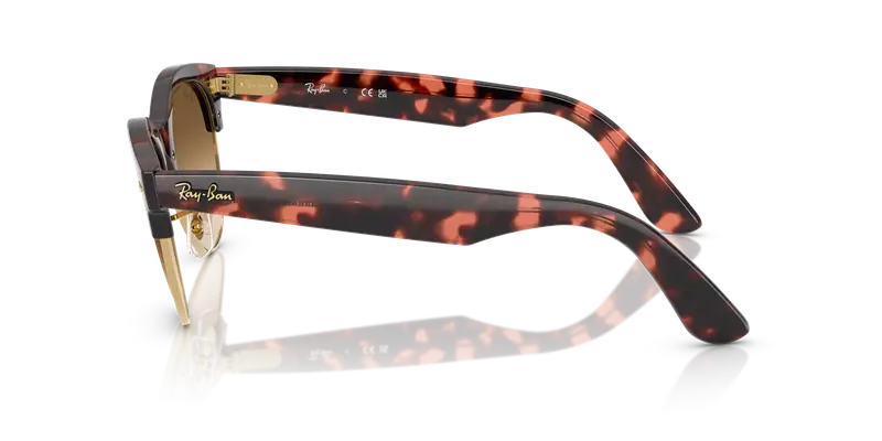 Ray - Ban Unisex RB2341 CLUBMASTER WAY 143251 Occhiali da sole Acetato Havana Marrone Squadrata Normale Sfumato miniatura 3