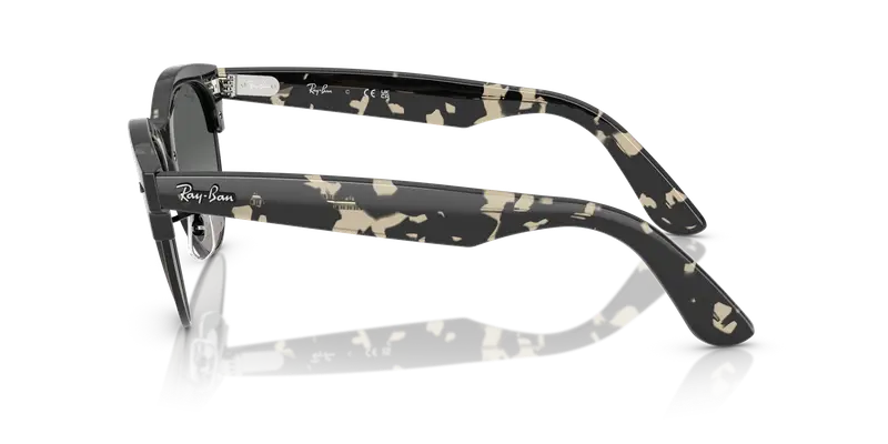 Ray - Ban Unisex RB2341 CLUBMASTER WAY 143371 Occhiali da sole Acetato Havana Grigio Squadrata Normale Sfumato miniatura 3