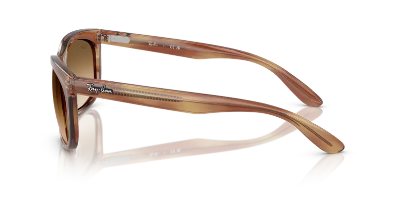 Ray - Ban Unisex RB2389 BALORETTE 140351 Occhiali da sole Acetato Tartaruga Marrone Pillow Normale Sfumato miniatura 3