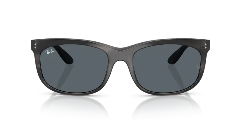 Ray - Ban Unisex RB2389 BALORETTE 1404R5 Occhiali da sole Acetato Grigio Blu Pillow Normale miniatura 2