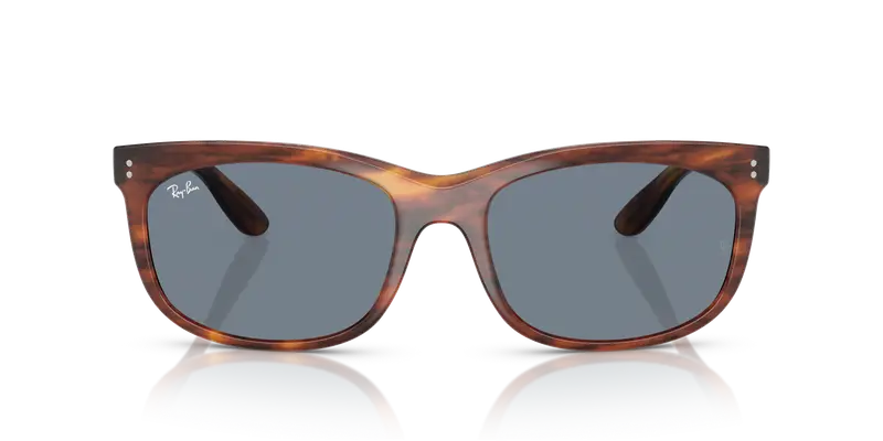 Ray - Ban Unisex RB2389 BALORETTE 954/62 Occhiali da sole Acetato Marrone Blu Pillow Normale miniatura 2