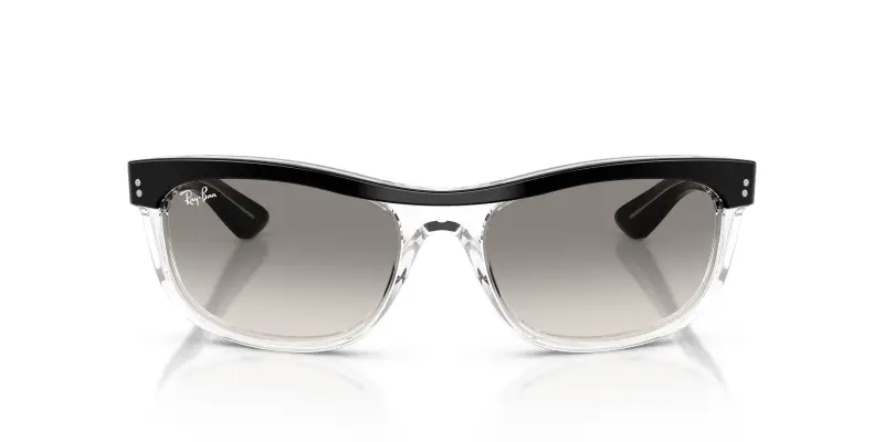Unisex RB2489 BALORAMA 129432 Occhiali da sole Acetato Nero Grigio Squadrata Normale Sfumato miniatura 3