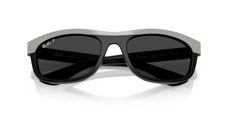 Unisex RB2489 BALORAMA 144248 Occhiali da sole Acetato Grigio Grigio Squadrata Polarizzata miniatura 2