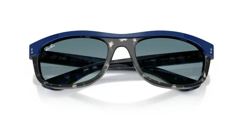 Unisex RB2489 BALORAMA 14453M Occhiali da sole Acetato Blu Blu Squadrata Normale Sfumato miniatura 2