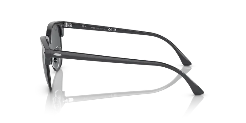 Ray - Ban Unisex RB3016 CLUBMASTER 1367B1 Occhiali da sole Acetato Grigio Grigio Squadrata Normale miniatura 3