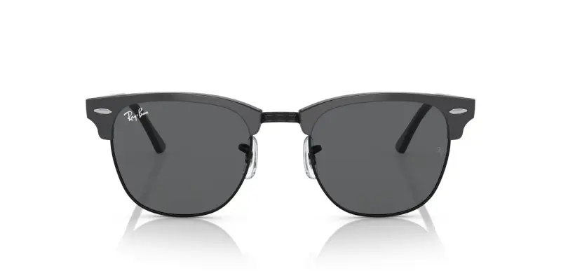 Unisex RB3016 CLUBMASTER 1367B1 Occhiali da sole Acetato Grigio Grigio Squadrata Normale miniatura 3