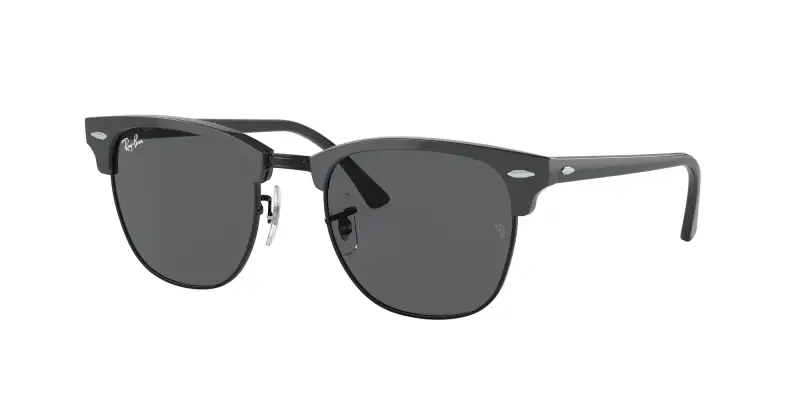 Unisex RB3016 CLUBMASTER 1367B1 Occhiali da sole Acetato Grigio Grigio Squadrata Normale
