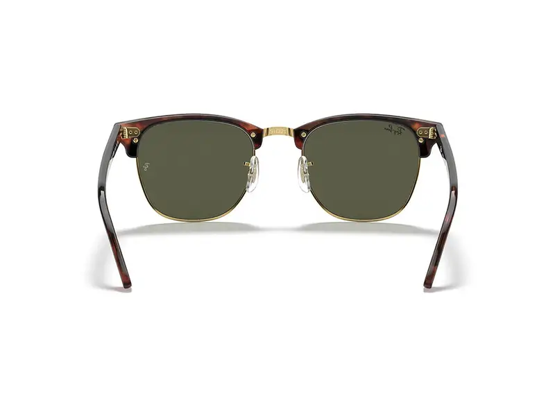 Ray - Ban Unisex RB3016 CLUBMASTER W0366 Occhiali da sole Acetato Tartaruga G15 Squadrata Normale miniatura 3