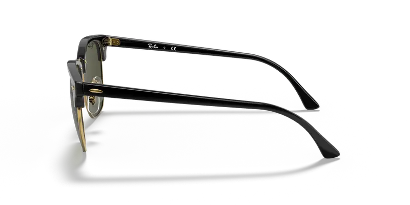 Ray - Ban Unisex RB3016F CLUBMASTER LOW BRIDGE FIT W0365 Occhiali da sole Acetato Nero G15 Squadrata Normale miniatura 3