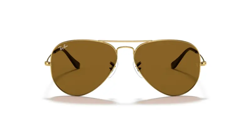 Unisex RB3025 AVIATOR 001/33 Occhiali da sole Metallo Oro Pilot Normale miniatura 3