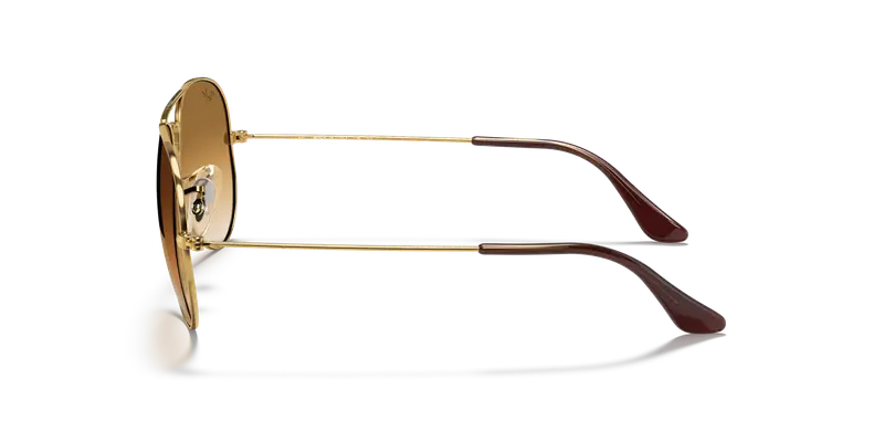 Ray - Ban Unisex RB3025 AVIATOR 001/51 Occhiali da sole Metallo Oro Marrone Pilot Normale miniatura 3