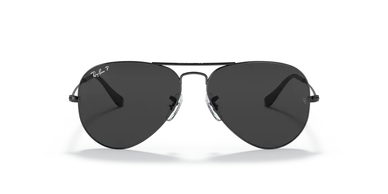 Ray - Ban Unisex RB3025 AVIATOR 002/48 Occhiali da sole Metallo Nero Nero Pilot Polarizzata miniatura 2