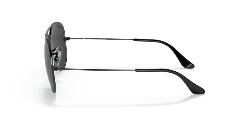 Ray - Ban Unisex RB3025 AVIATOR 002/48 Occhiali da sole Metallo Nero Nero Pilot Polarizzata miniatura 3