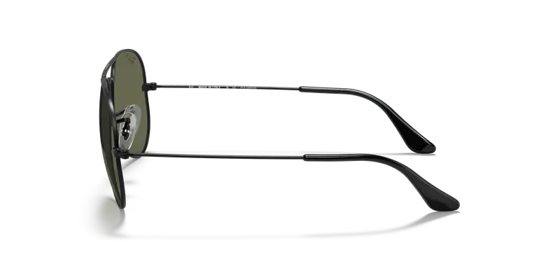 Ray - Ban Unisex RB3025 AVIATOR 002/58 Occhiali da sole Metallo Nero Verde G15 Pilot Polarizzata miniatura 3