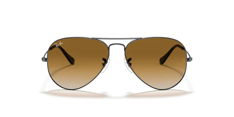 Ray - Ban Unisex RB3025 AVIATOR 004/51 Occhiali da sole Metallo Grigio Pilot Normale Sfumato miniatura 2