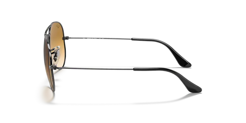 Ray - Ban Unisex RB3025 AVIATOR 004/51 Occhiali da sole Metallo Grigio Pilot Normale Sfumato miniatura 3