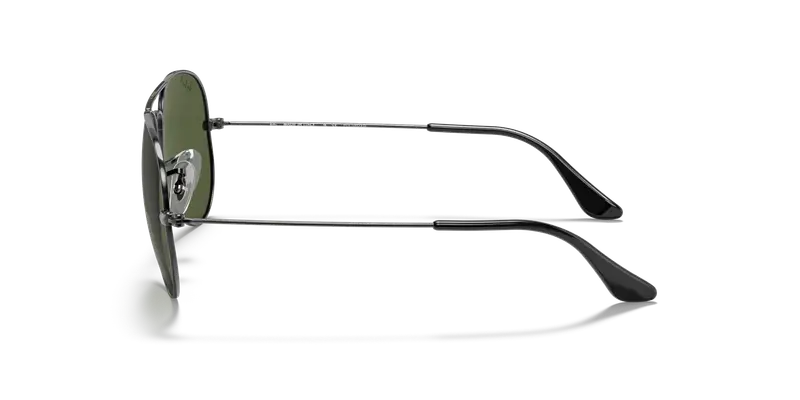 Ray - Ban Unisex RB3025 AVIATOR 004/58 Occhiali da sole Metallo Grigio G15 Pilot Polarizzata miniatura 3