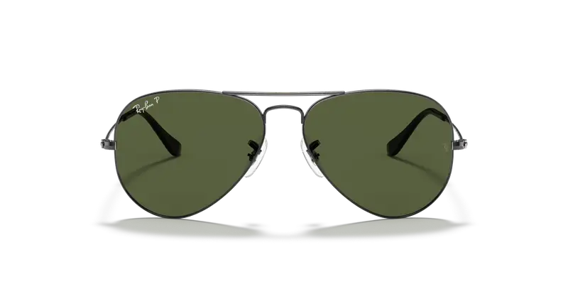 Ray - Ban Unisex RB3025 AVIATOR 004/58 Occhiali da sole Metallo Grigio G15 Pilot Polarizzata miniatura 2