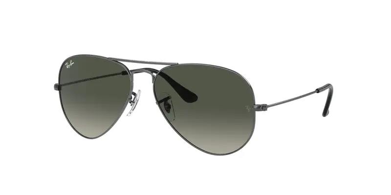 Ray - Ban Unisex RB3025 AVIATOR 004/71 Occhiali da sole Metallo Grigio Grigio Pilot Normale