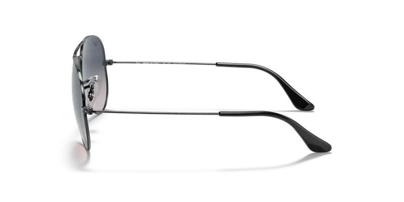 Ray - Ban Unisex RB3025 AVIATOR 004/78 Occhiali da sole Metallo Grigio Blu Pilot Polarizzata miniatura 3