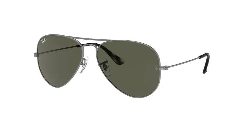 Ray - Ban Unisex RB3025 AVIATOR 919031 Occhiali da sole Metallo Grigio G15 Pilot Normale