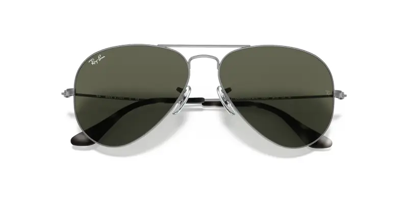 Unisex RB3025 AVIATOR 919031 Occhiali da sole Metallo Grigio G15 Pilot Normale miniatura 2