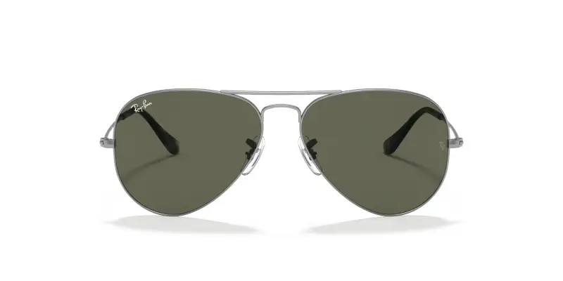 Unisex RB3025 AVIATOR 919031 Occhiali da sole Metallo Grigio G15 Pilot Normale miniatura 3