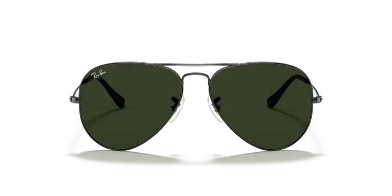 Ray - Ban Unisex RB3025 AVIATOR W0879 Occhiali da sole Metallo Grigio Verde G15 Pilot Normale miniatura 2