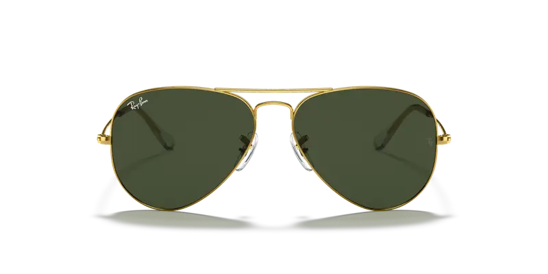 Ray - Ban Unisex RB3025 AVIATOR W3234 Occhiali da sole Metallo Oro G15 Pilot Normale miniatura 2