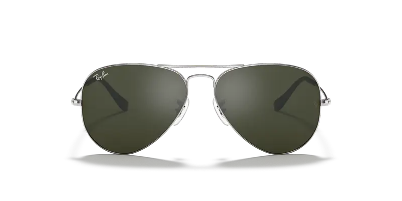 Ray - Ban Unisex RB3025 AVIATOR W3277 Occhiali da sole Metallo Argento Grigio Pilot Normale miniatura 2
