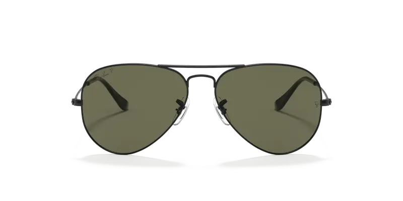 Ray - Ban Unisex RB3025 AVIATOR W3361 Occhiali da sole Metallo Nero G15 Pilot Polarizzata miniatura 2