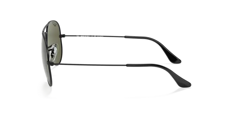 Ray - Ban Unisex RB3025 AVIATOR W3361 Occhiali da sole Metallo Nero G15 Pilot Polarizzata miniatura 3