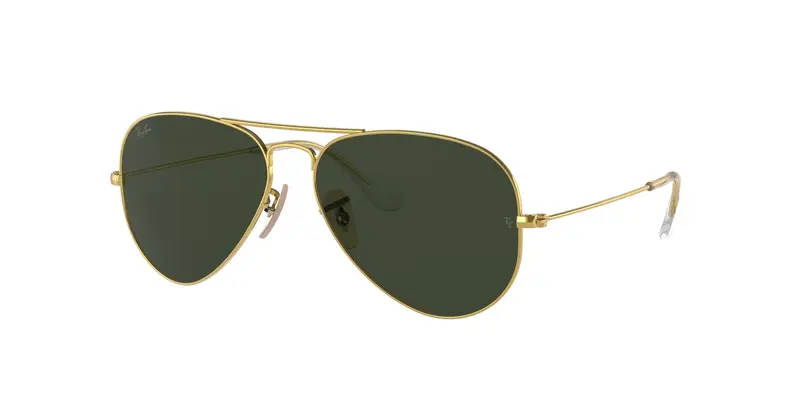 Ray - Ban Unisex RB3025 AVIATOR W3400 Occhiali da sole Metallo Oro G15 Pilot Normale