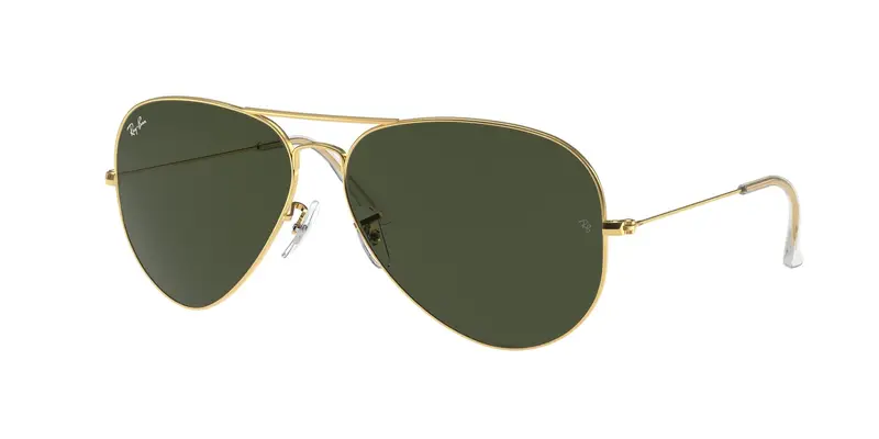Ray - Ban Unisex RB3026 AVIATOR LARGE METAL II L2846 Occhiali da sole Metallo Oro G15 Pilot Normale