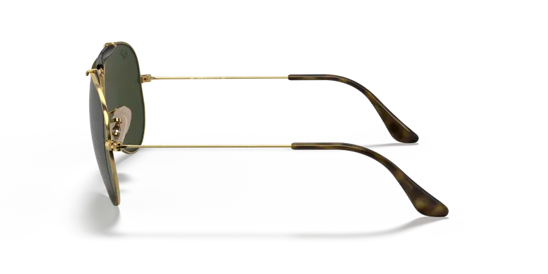 Ray - Ban Unisex RB3029 OUTDOORSMAN II 181 Occhiali da sole Metallo Oro G15 Pilot Normale miniatura 3