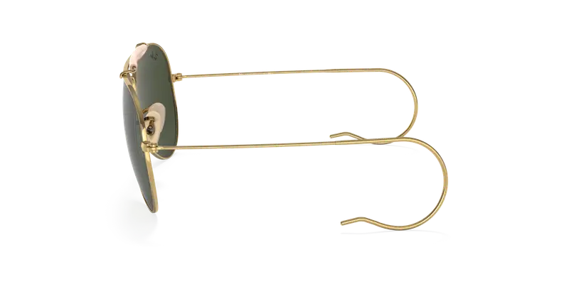 Ray - Ban Unisex RB3030 OUTDOORSMAN I L0216 Occhiali da sole Metallo Oro G15 Pilot Normale miniatura 3