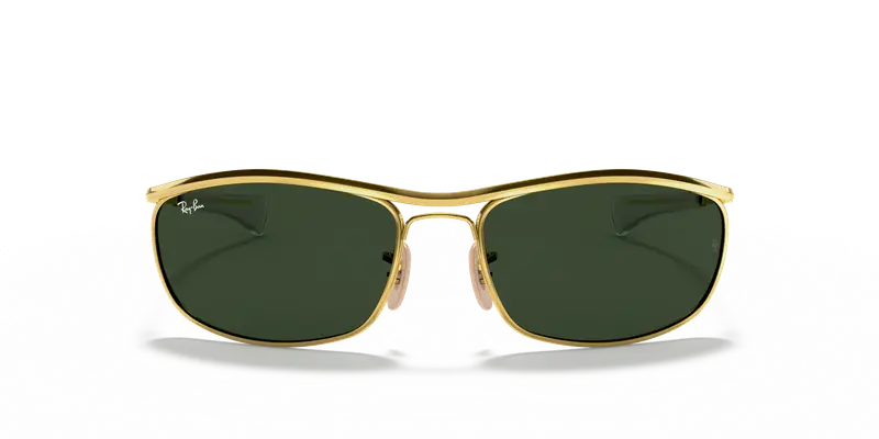 Ray - Ban Unisex RB3119M OLYMPIAN I DELUXE 001/31 Occhiali da sole Metallo Oro G15 Rotonda Normale miniatura 2