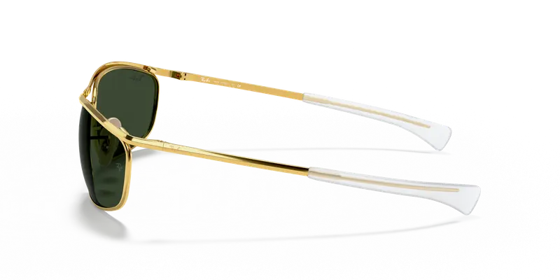 Ray - Ban Unisex RB3119M OLYMPIAN I DELUXE 001/31 Occhiali da sole Metallo Oro G15 Rotonda Normale miniatura 3