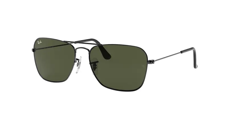 Ray - Ban Unisex RB3136 CARAVAN 004 Occhiali da sole Metallo Grigio G15 Squadrata Normale