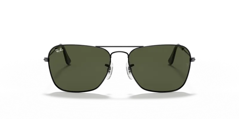 Ray - Ban Unisex RB3136 CARAVAN 004 Occhiali da sole Metallo Grigio G15 Squadrata Normale miniatura 2