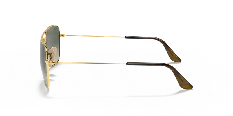 Ray - Ban Unisex RB3136 CARAVAN 181/71 Occhiali da sole Metallo Oro Grigio Squadrata Normale Sfumato miniatura 3